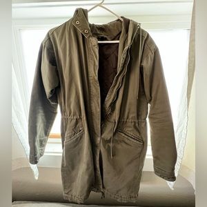 Olive green jacket